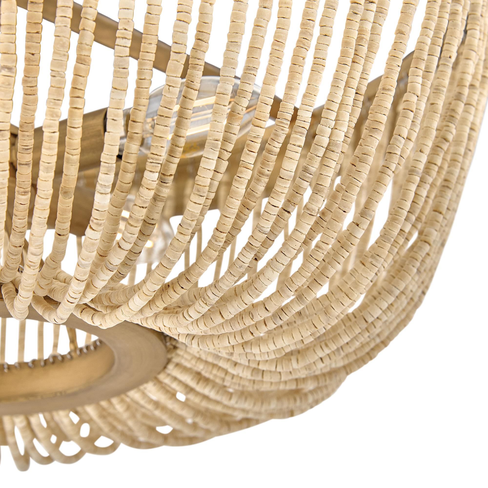 Tula 22 Inch 4 Light Semi Flush Mount,