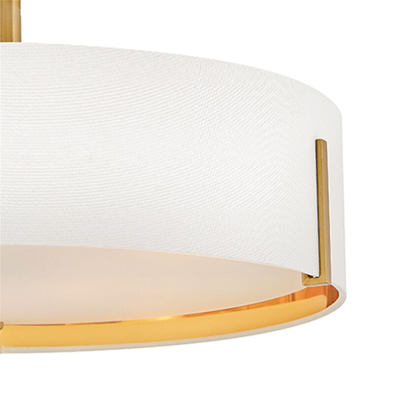 Halle 20 Inch 4 Light Semi Flush Mount by Hinkley
