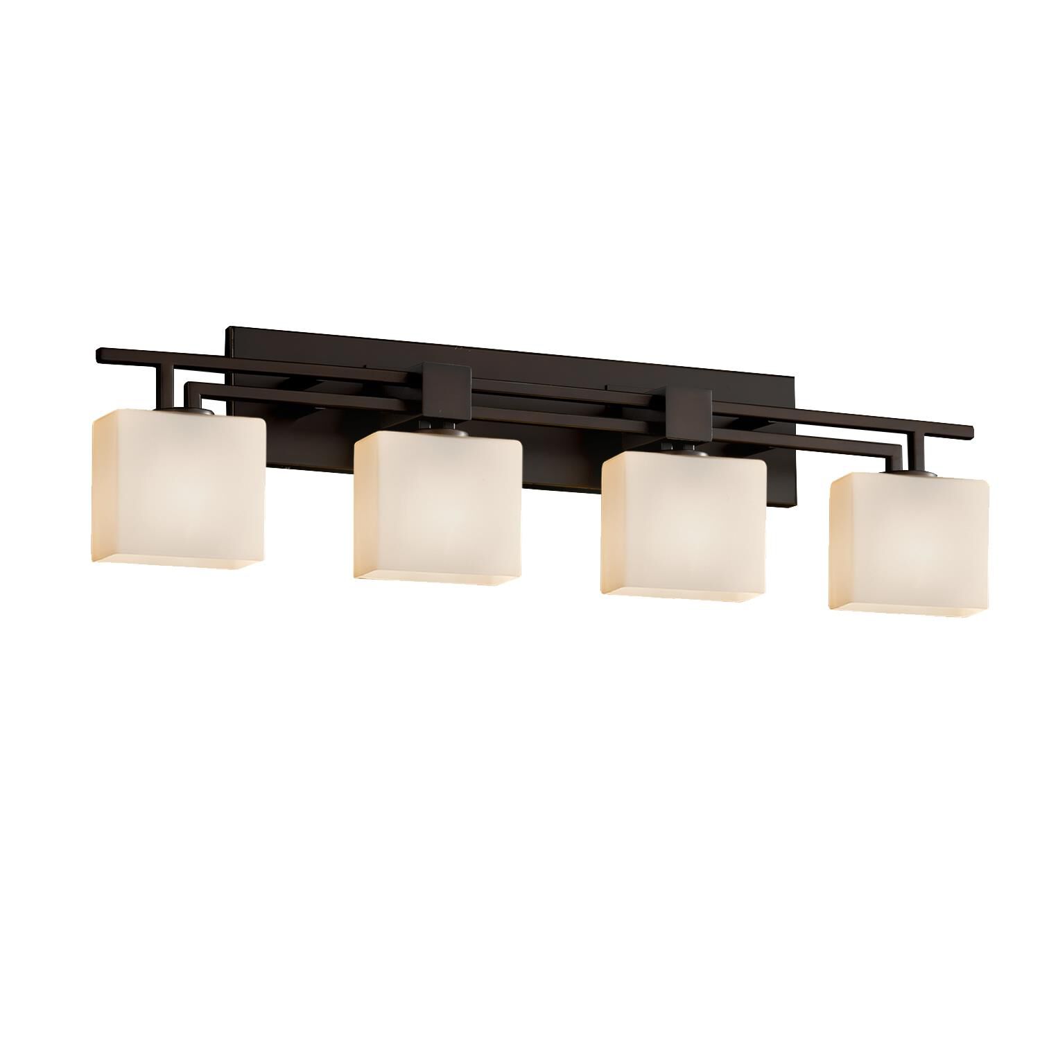 Fusion 36 Inch 4 Light Bath Vanity Light by Justice Design Group