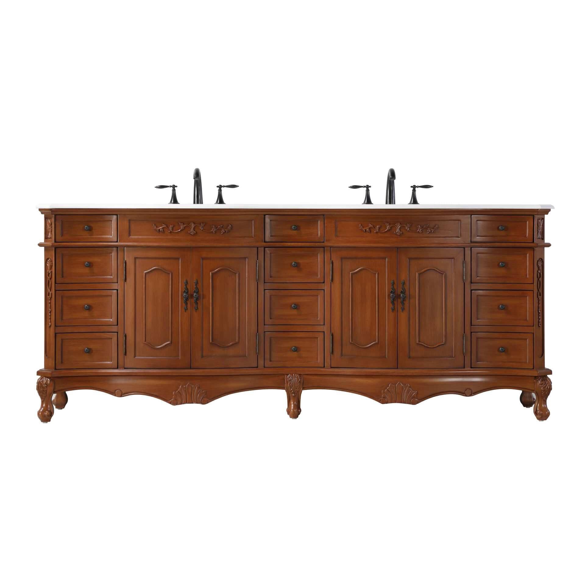 Shown in Teak finish