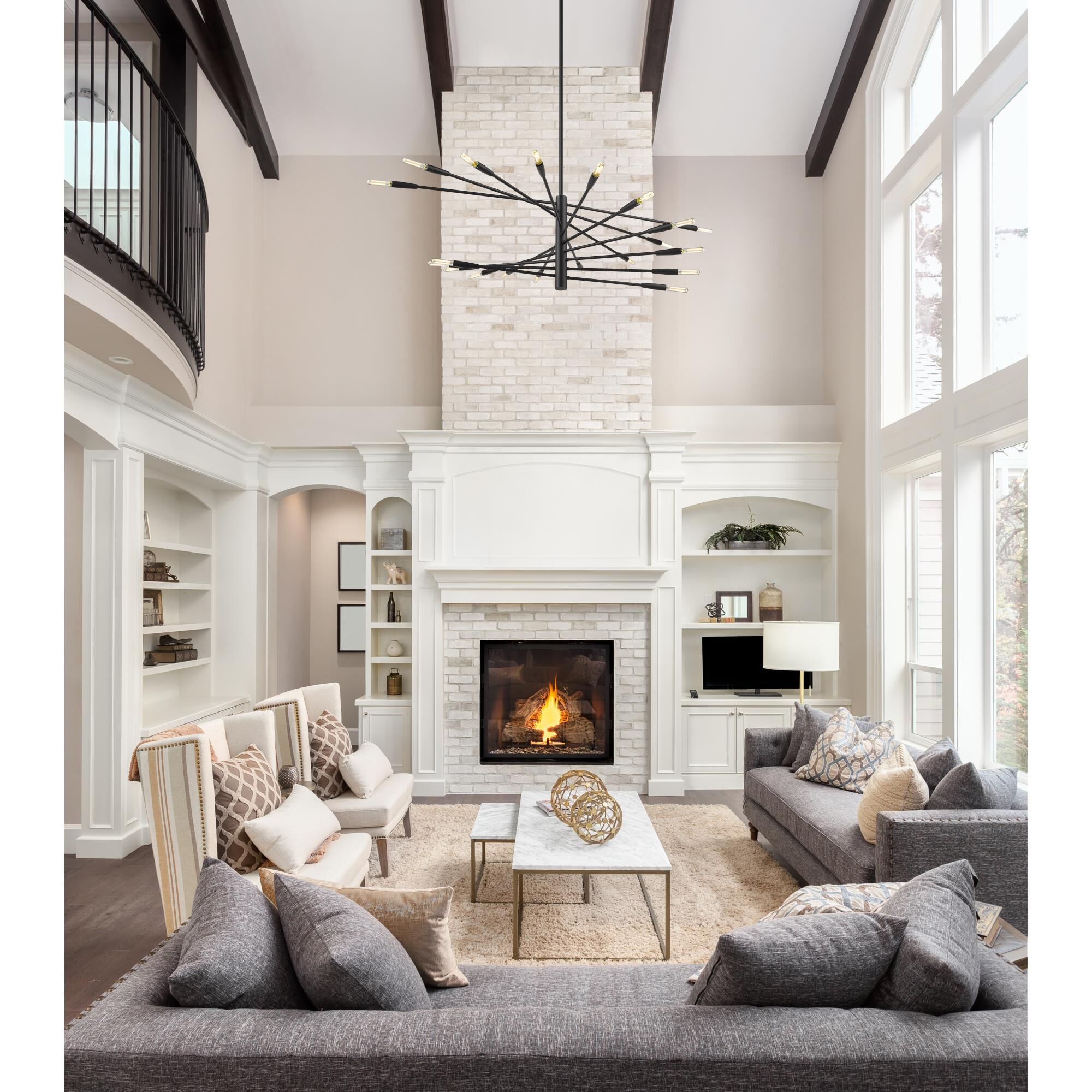 Ascension 60 Inch 20 Light Chandelier by Z-Lite