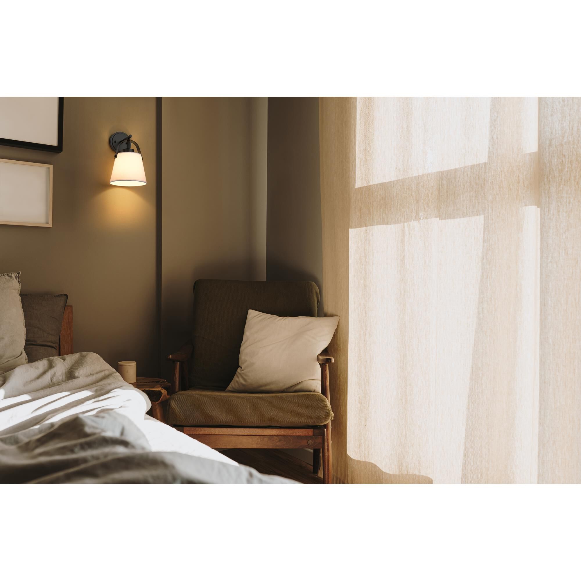 Z-Lite Z-Studio Linen Pendant 12 Inch Wall Sconce