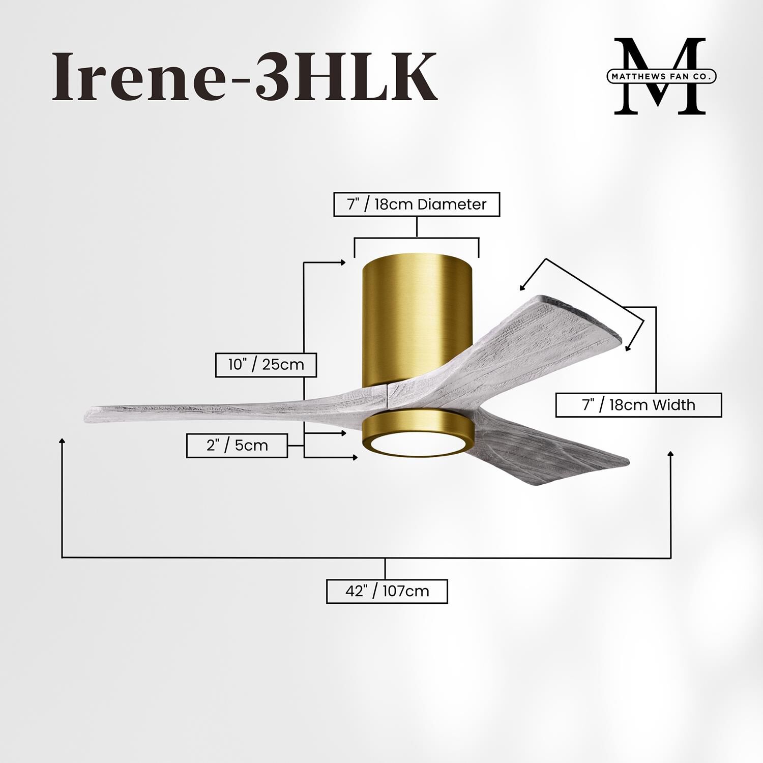 Shown in Brushed Brass finish