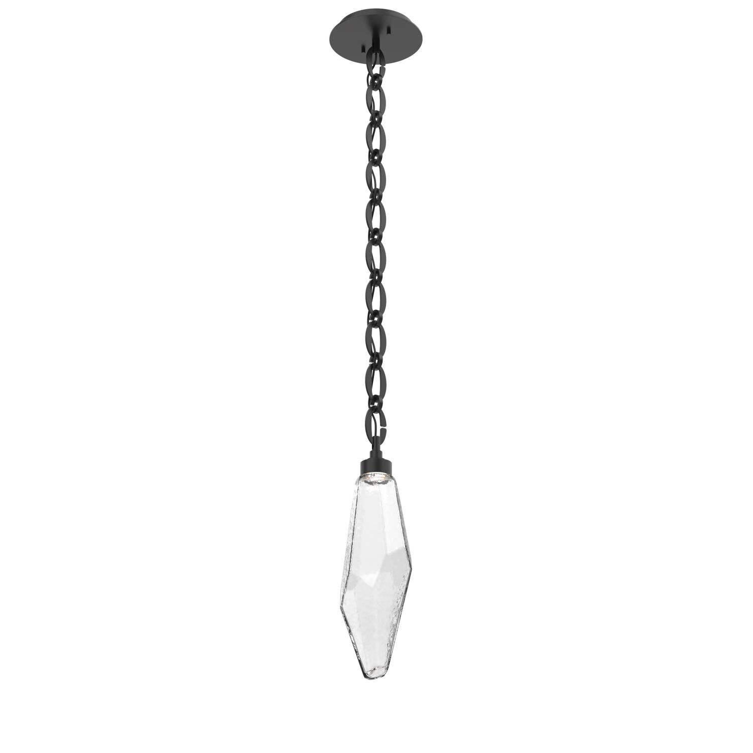 Levi Wilson Rock Crystal 6 Inch Mini Pendant by Hammerton Studio