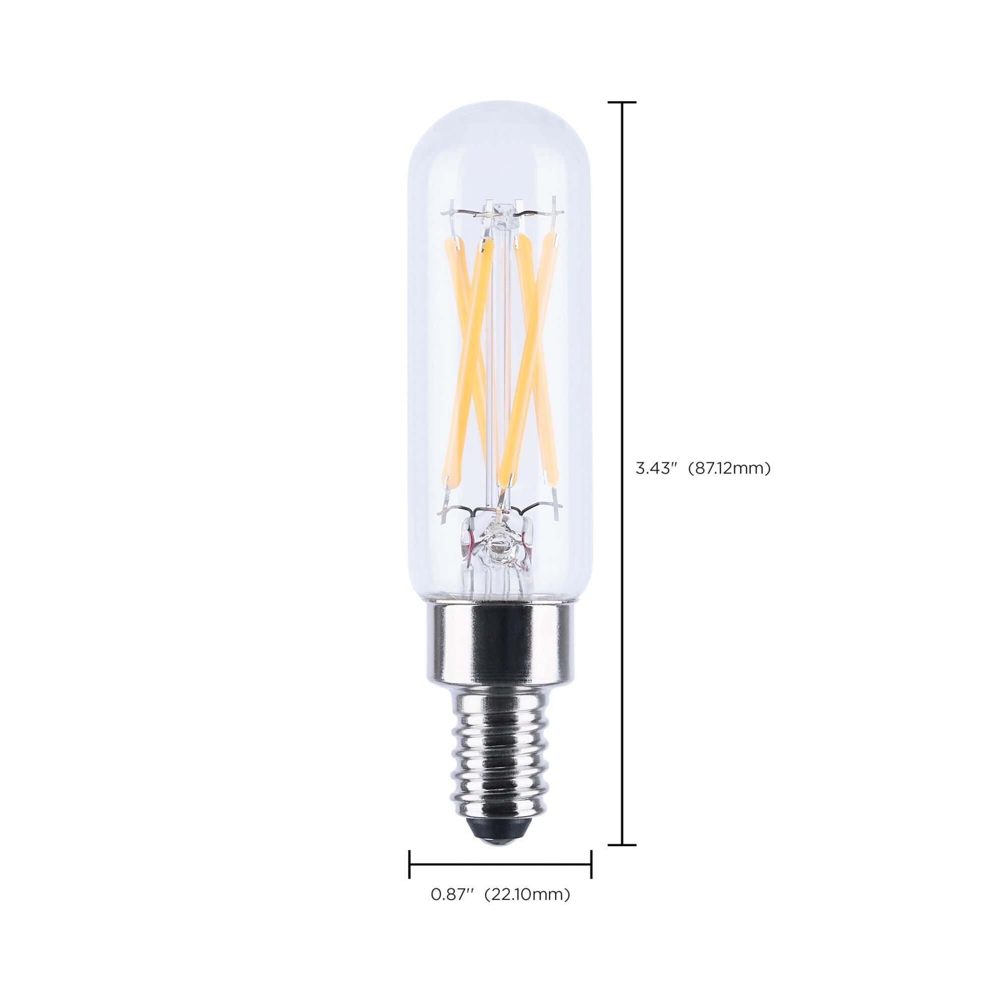 Dimmable 4 Watt 2700K T6 LED Light Bulb,