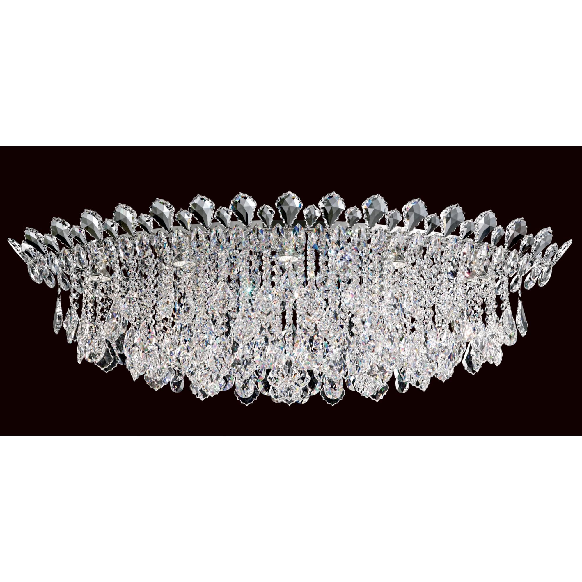 Trilliane Strands 45 Inch 8 Light Flush Mount by Schonbek