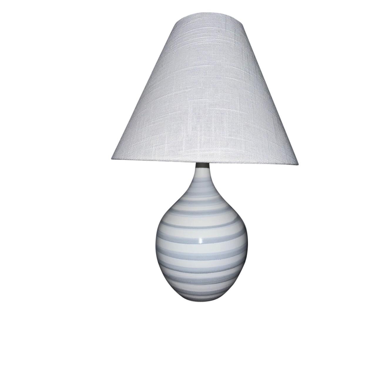 Shown in Sapphire Ring finish and Cream Linen Hardback shade