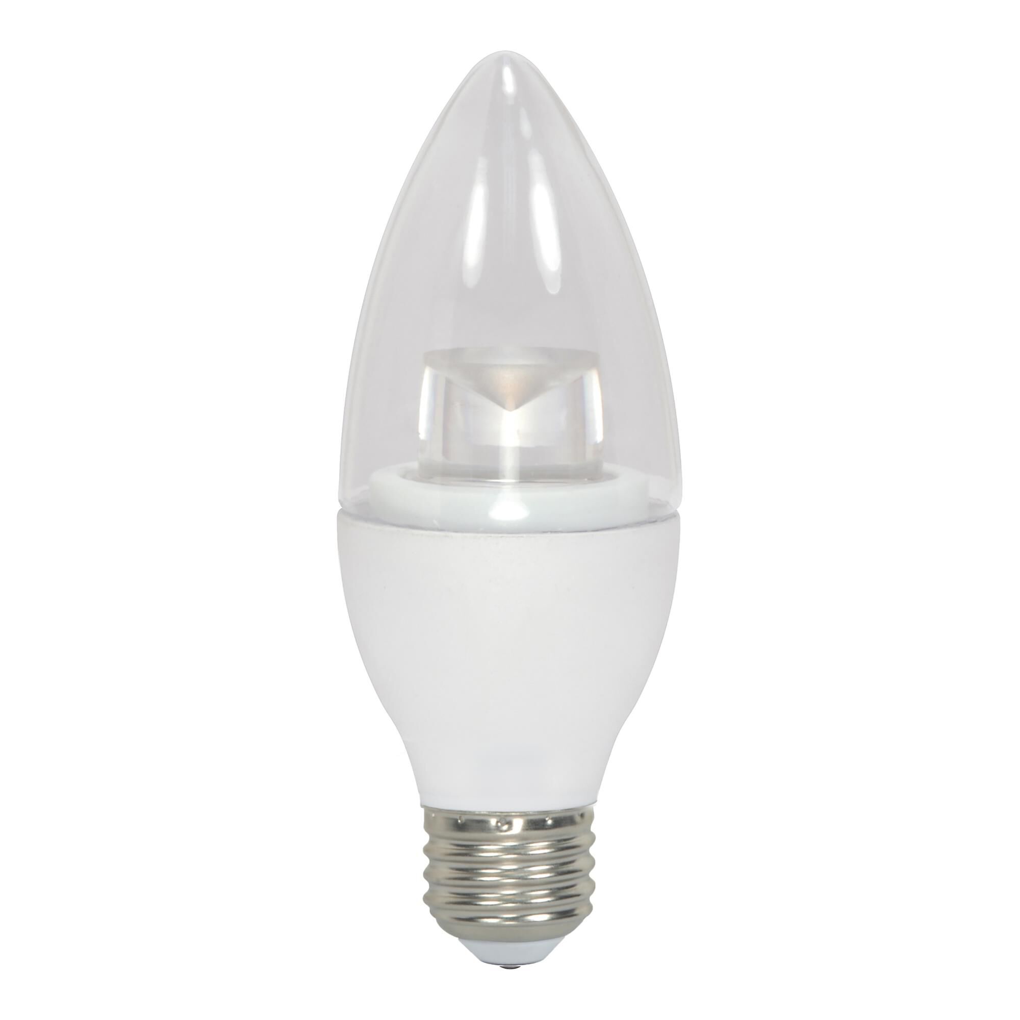 Dimmable 3.5 Watt 2700K B11 LED Light Bulb by Satco