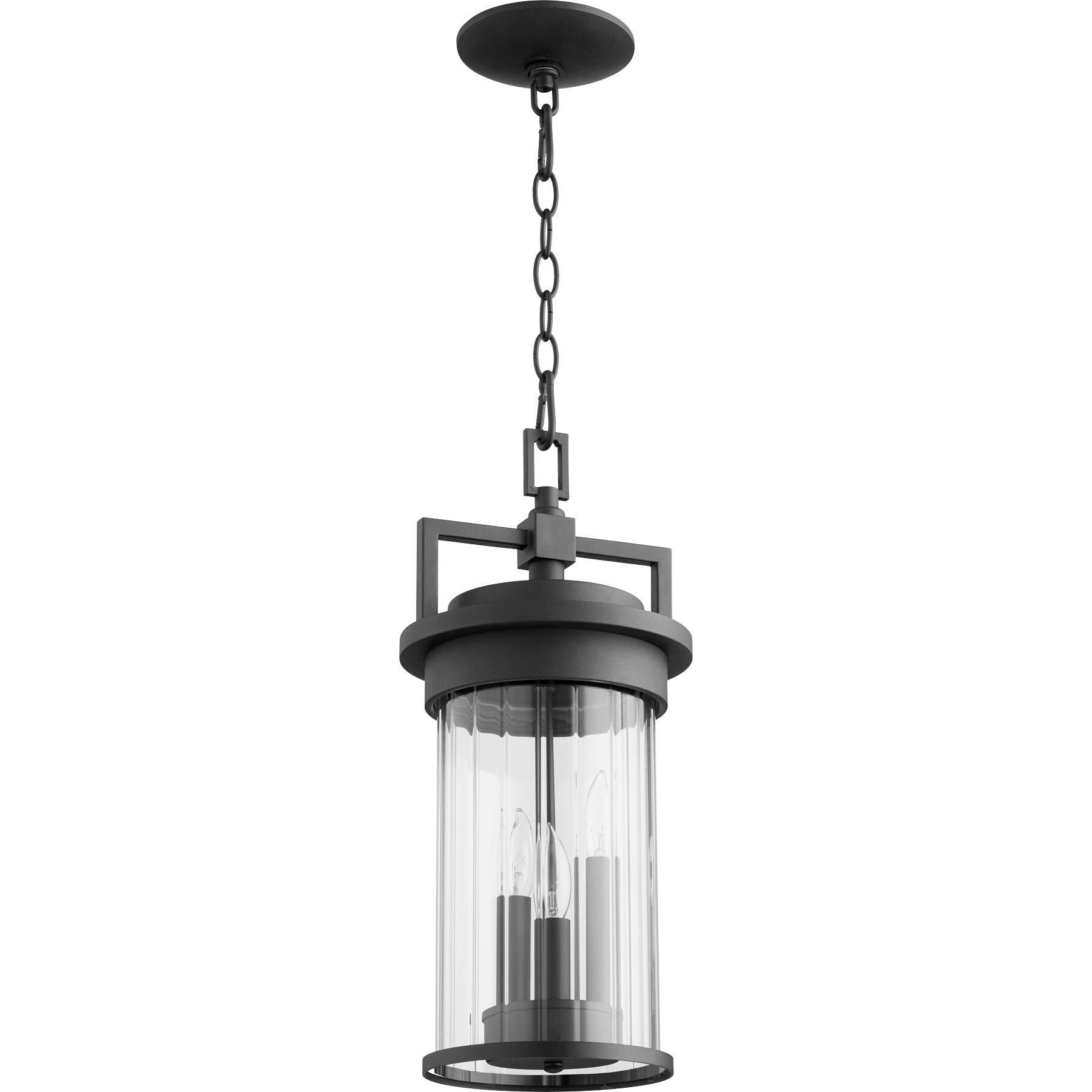 Dimas 18 Inch Tall 3 Light Outdoor Hanging Lantern by Quorum International