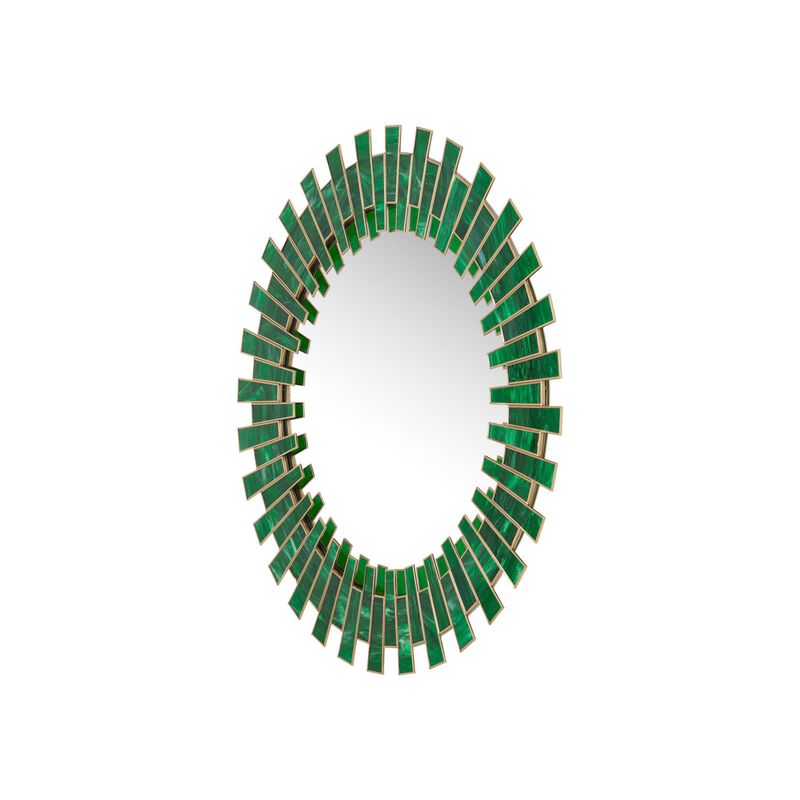 Glasdele Medium Decorative Mirror by Currey & Company