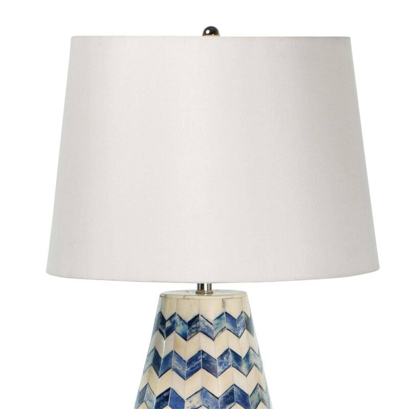 Cassia Chevron Small Table Lamp by Regina Andrew