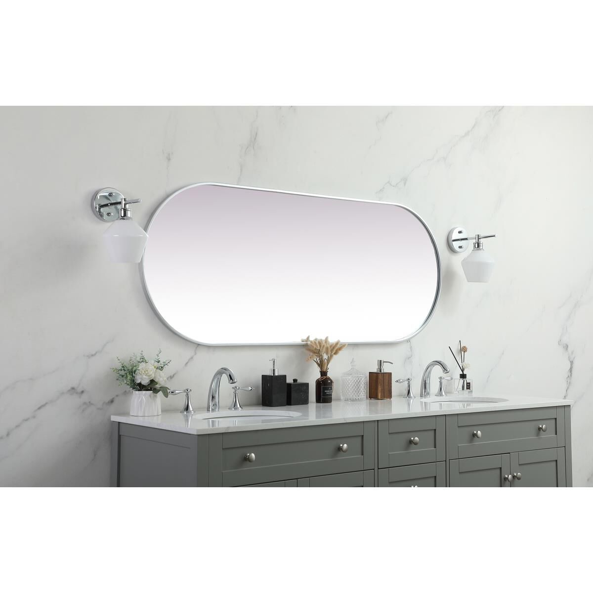 Asha 60 Inch Decorative Mirror by Elegant Decor