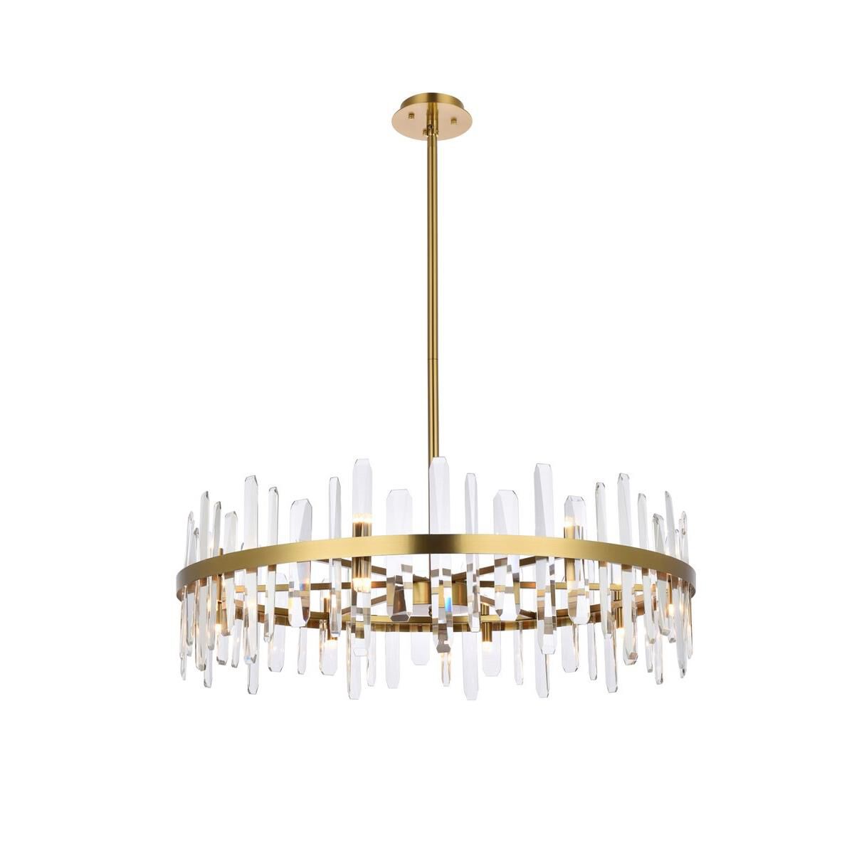 Serena 36 Inch 16 Light Chandelier by Elegant Lighting