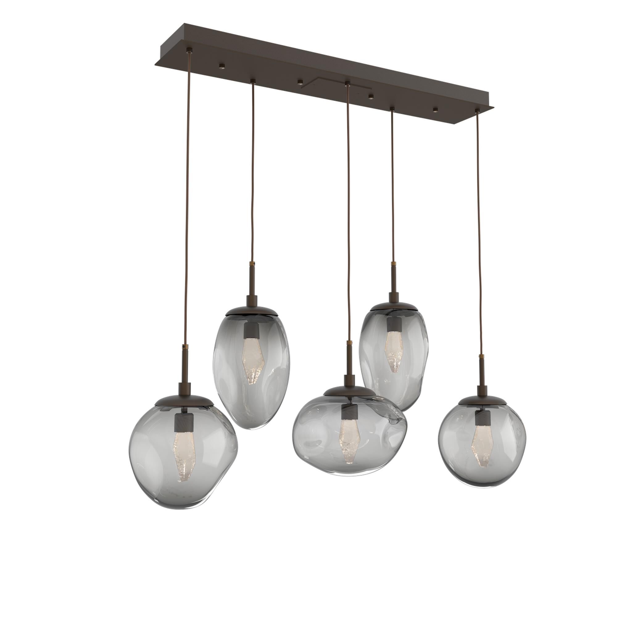 Shown in Flat Bronze finish and Geo Inner Smoke Outer glass