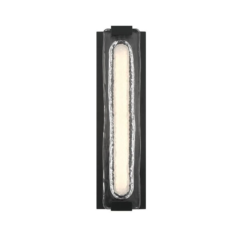 Shown in Matte Black finish and Clear glass