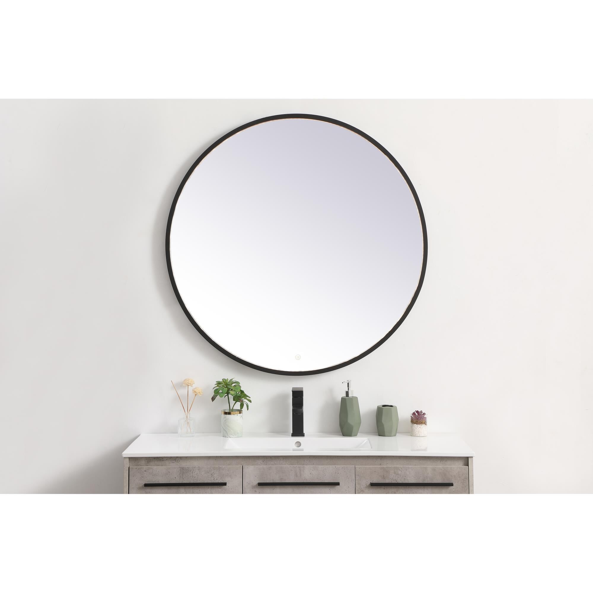 Pier LED Lighted Mirror by Elegant Decor