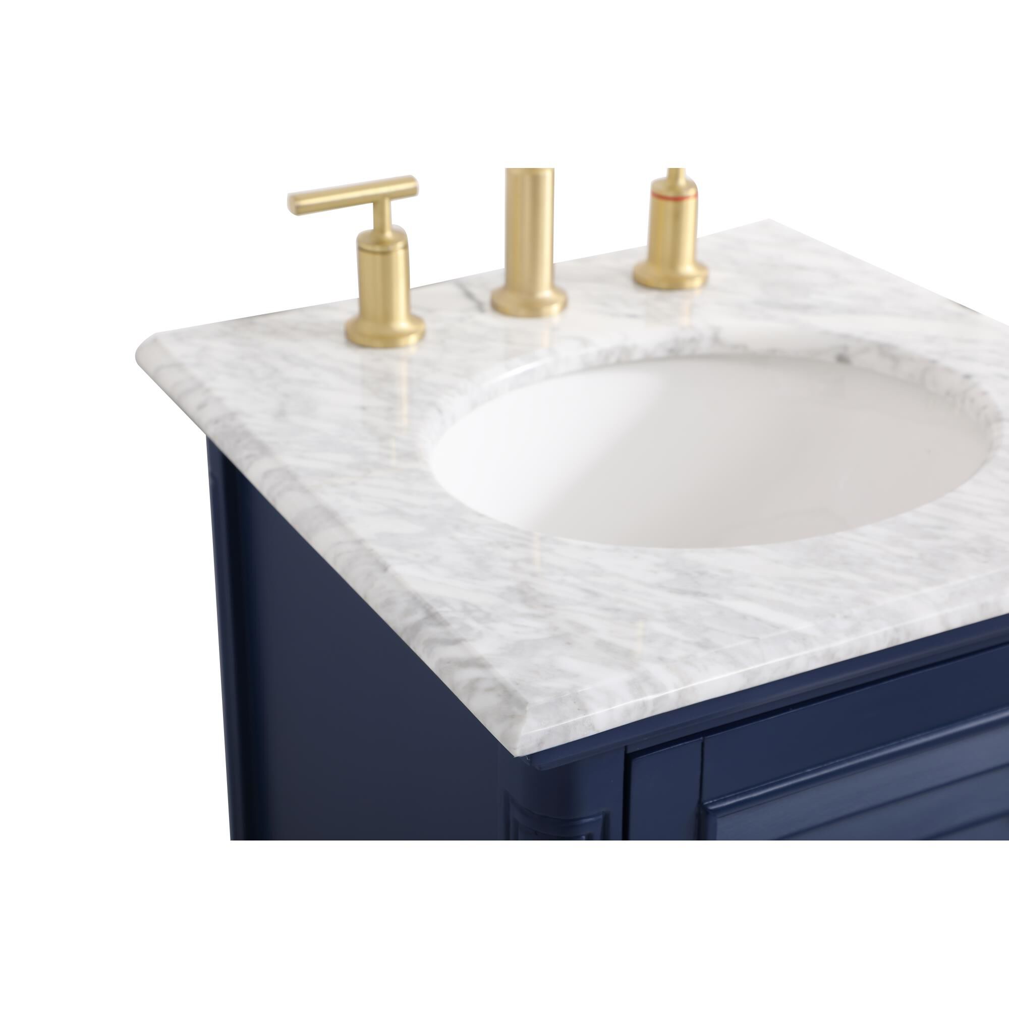 Shown in Blue finish