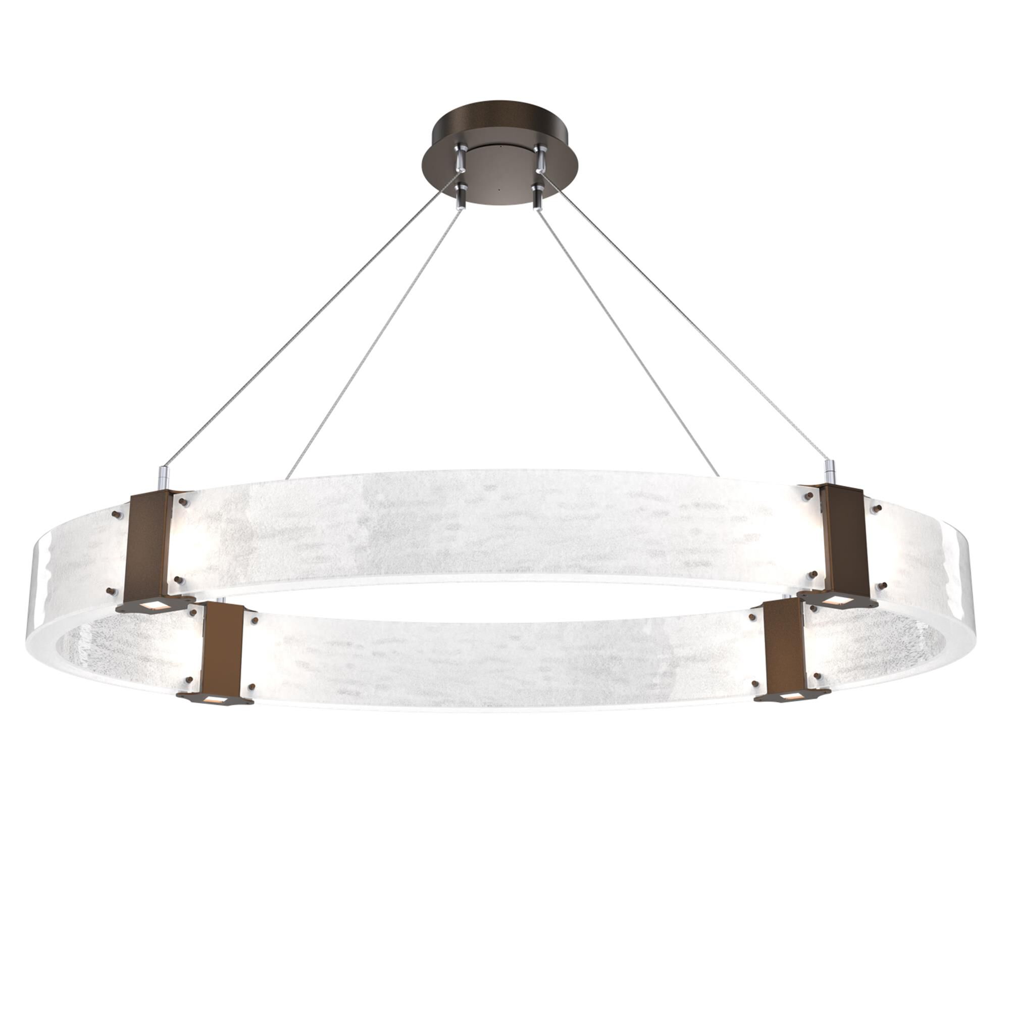 Shown in Flat Bronze finish and Clear Granite glass