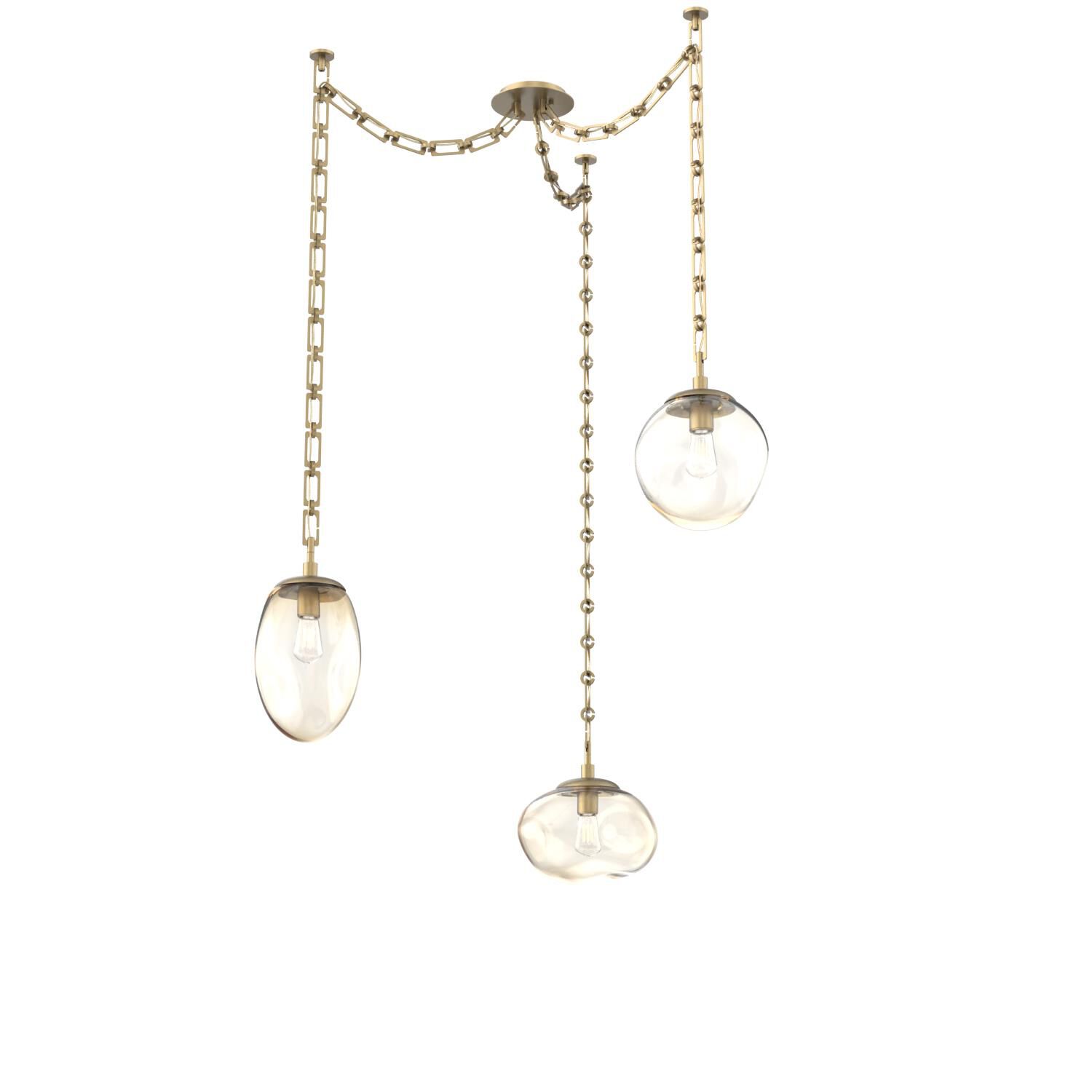 Levi Wilson Cosmos 17 Inch Multi Pendant Light by Hammerton Studio