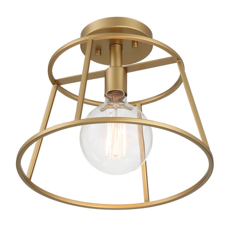 13 Inch Semi Flush Mount by Meridian Lighting
