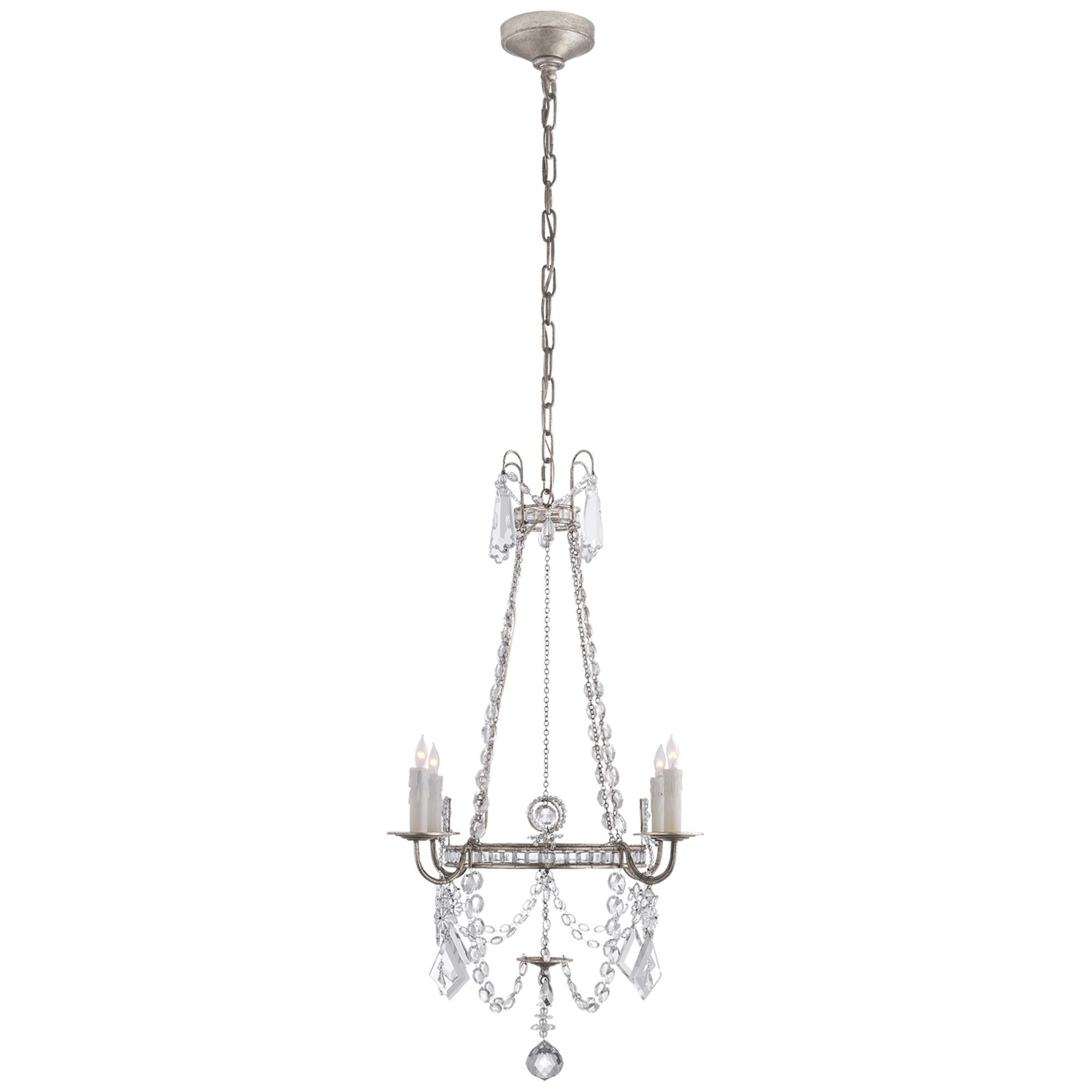 Shown in Burnished Silver Leaf finish