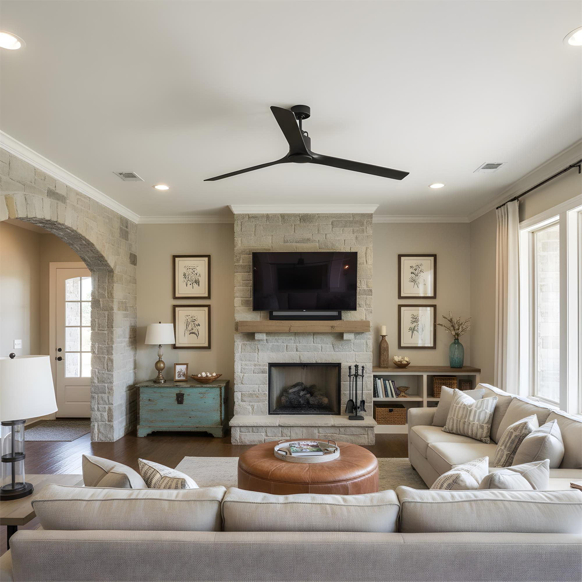 Sean Lavin Aspen 84 Inch Ceiling Fan,
