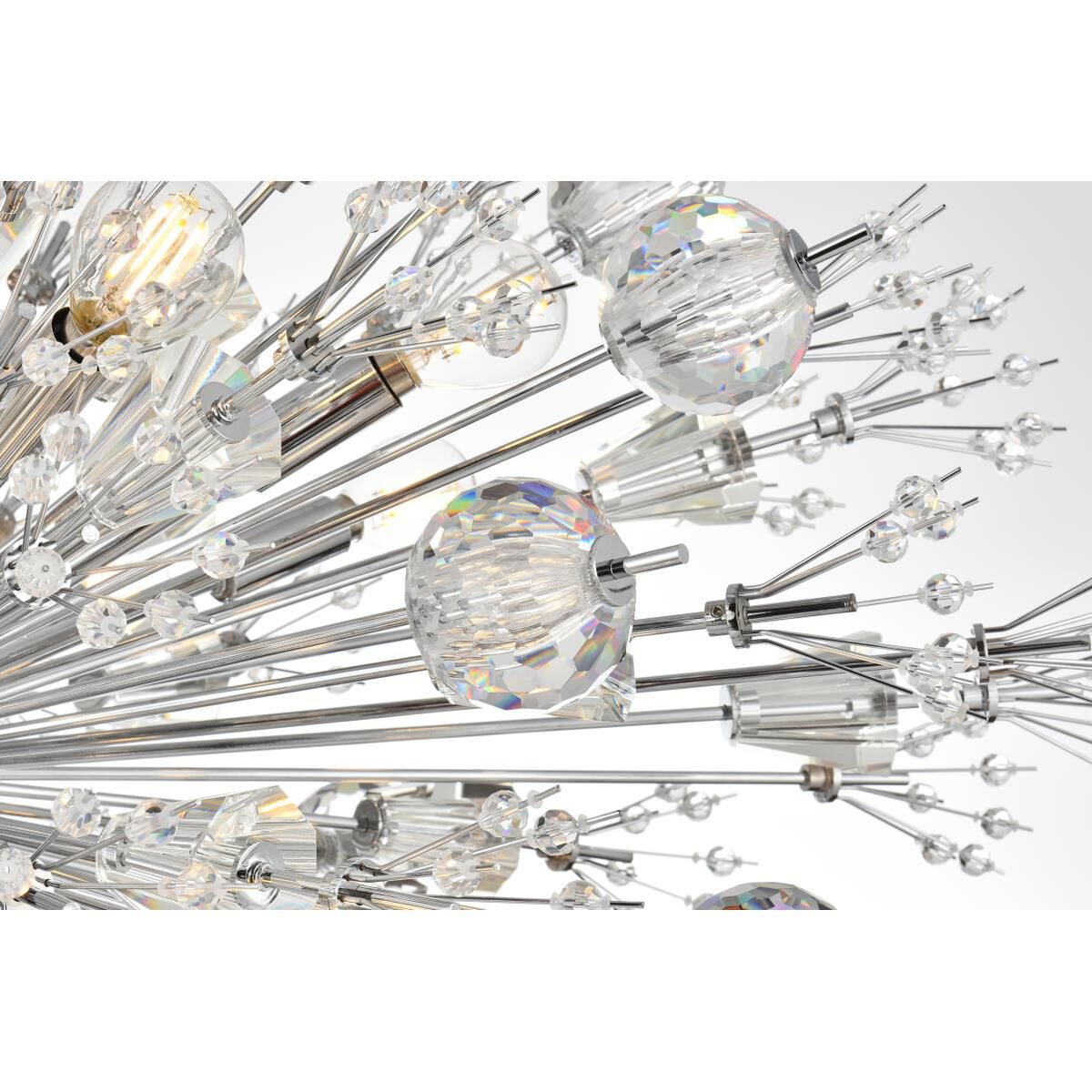 Shown in Chrome finish and Royal Cut crystal