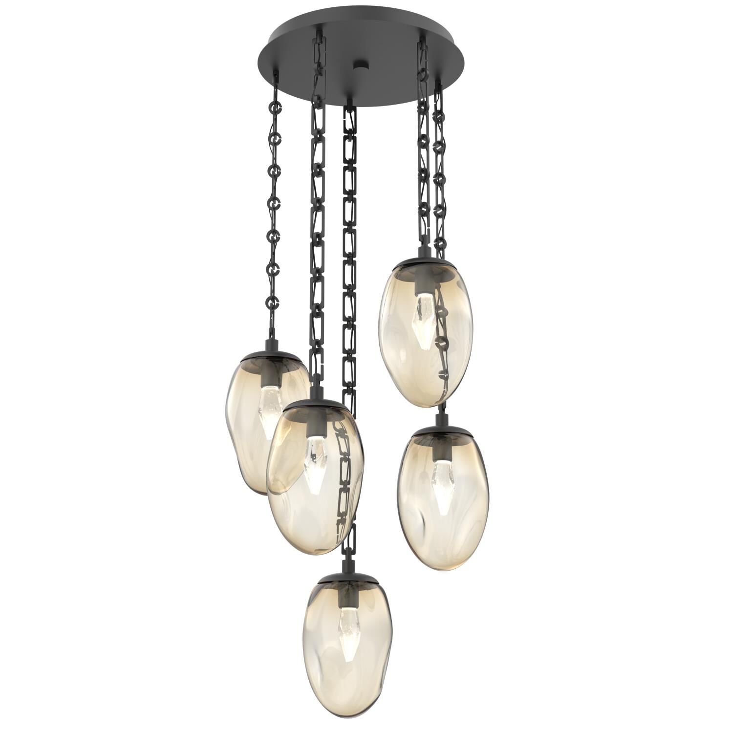 Levi Wilson Meteo Led 22 Inch Multi Light Pendant by Hammerton Studio