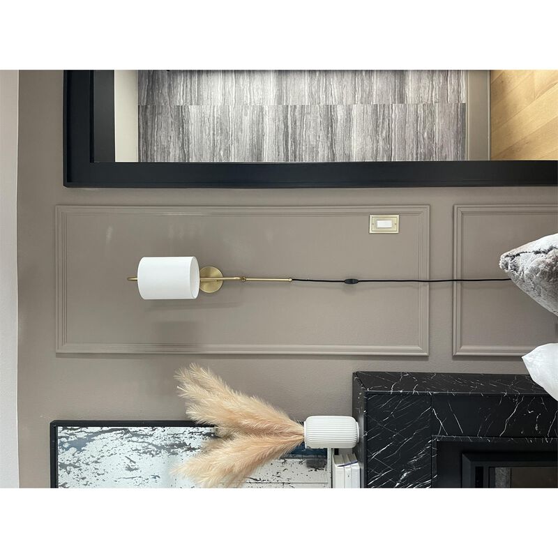Caroline Medium Wall Swing Lamp by Mitzi