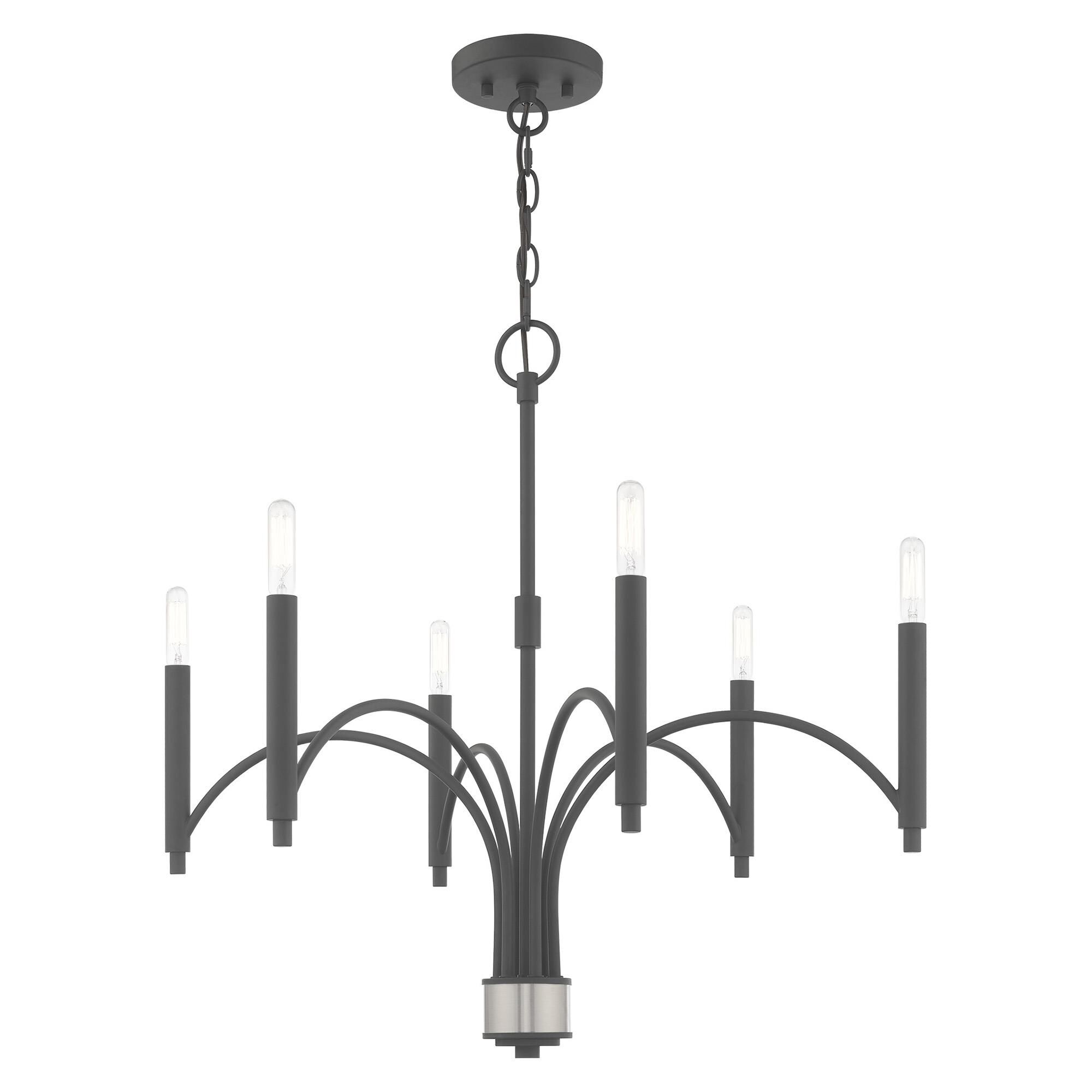 Wisteria 6 Light Chandelier by Livex Lighting