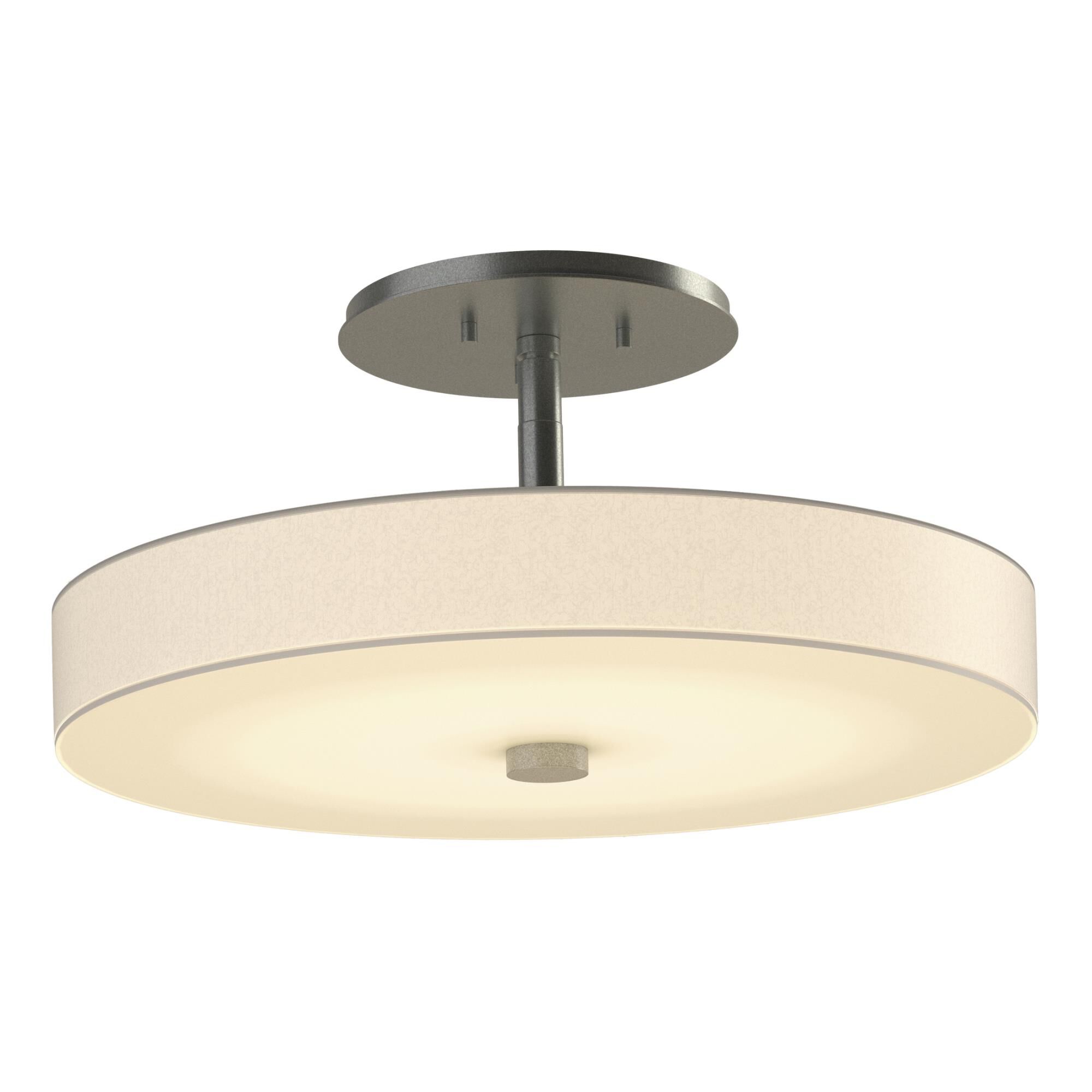 Disq 15 Inch 1 Light LED Semi Flush Mount by Hubbardton Forge