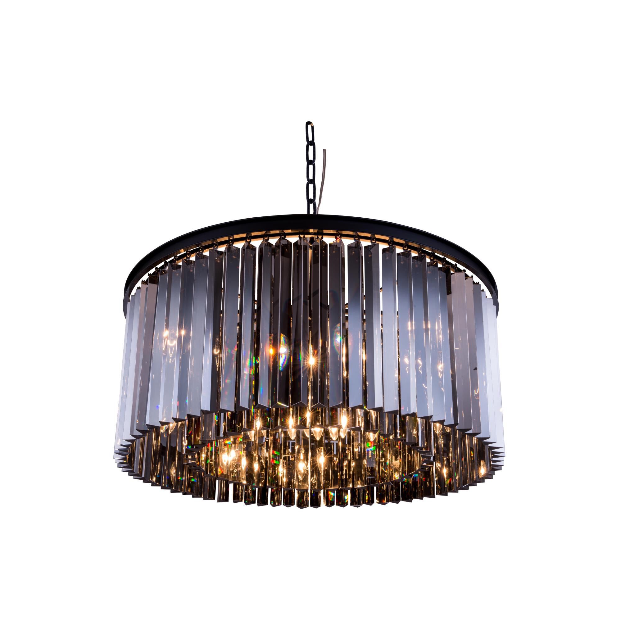 Sydney 31 Inch 8 Light Chandelier by Elegant Lighting