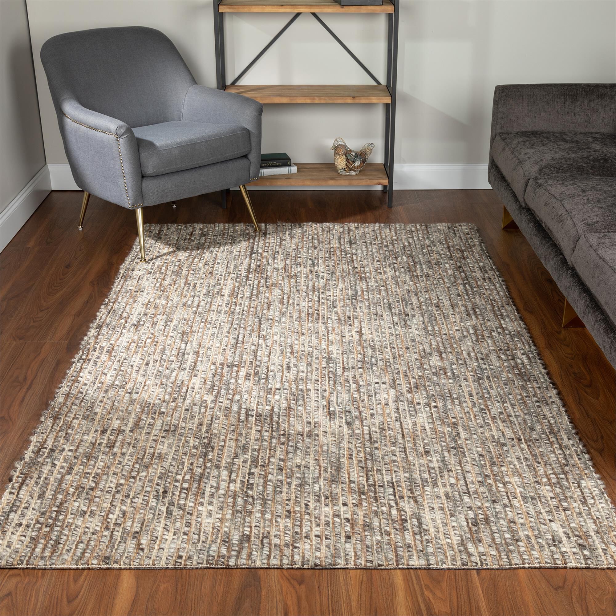 Bondi BD1 Hand Loomed Wool Area Rug,