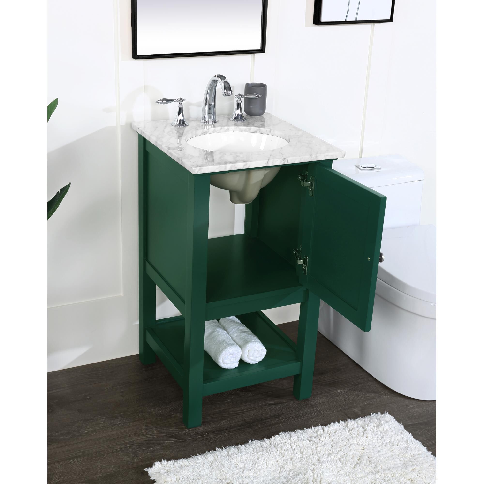 Shown in Green finish