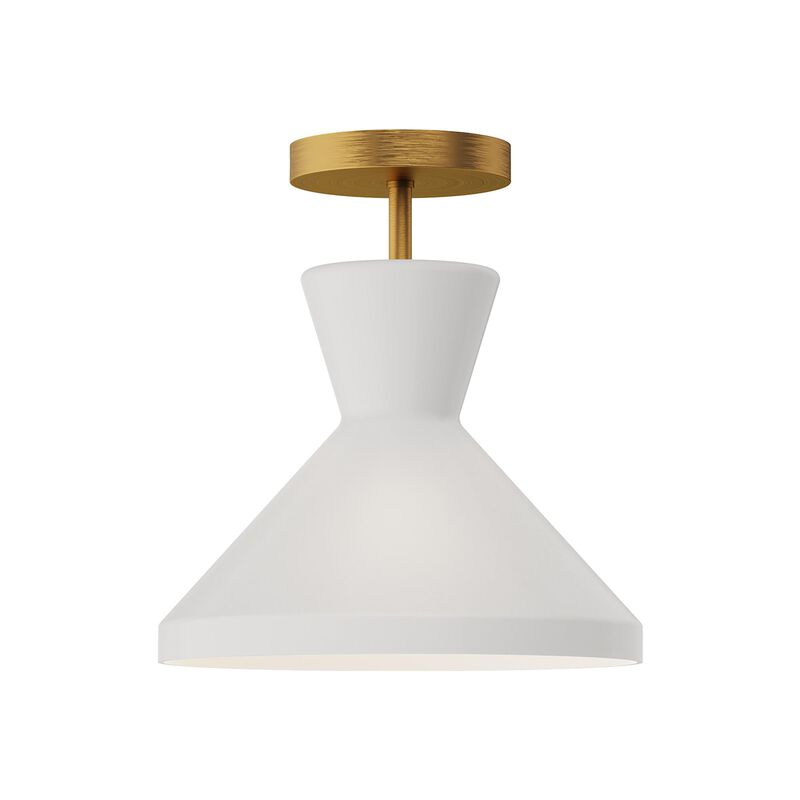 Betty 10 Inch Semi Flush Mount by Alora Mood