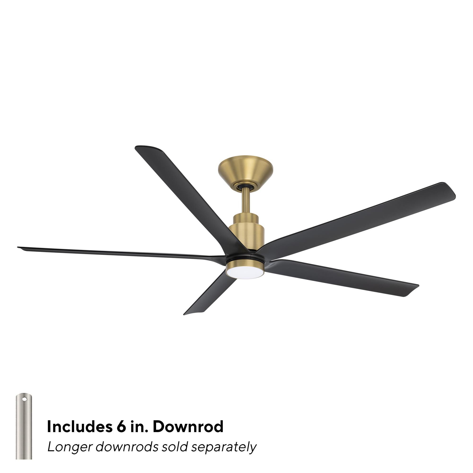 Smooth 56 Inch Ceiling Fan with Light Kit by Modern Forms