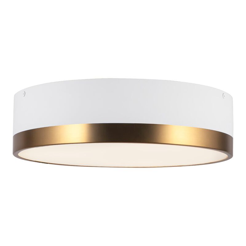 Brisbane 16 Inch 3 Light Flush Mount by Alora Mood