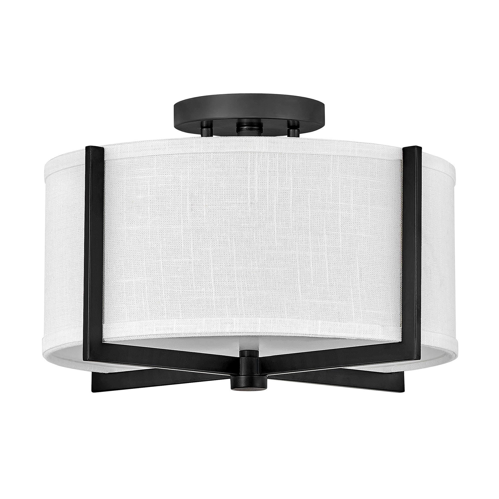 Axis 14 Inch 2 Light Semi Flush Mount,