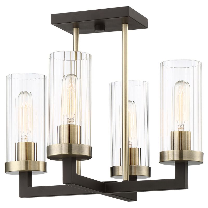 Ainsley Court 16 Inch Semi Flush Mount by Minka Lavery