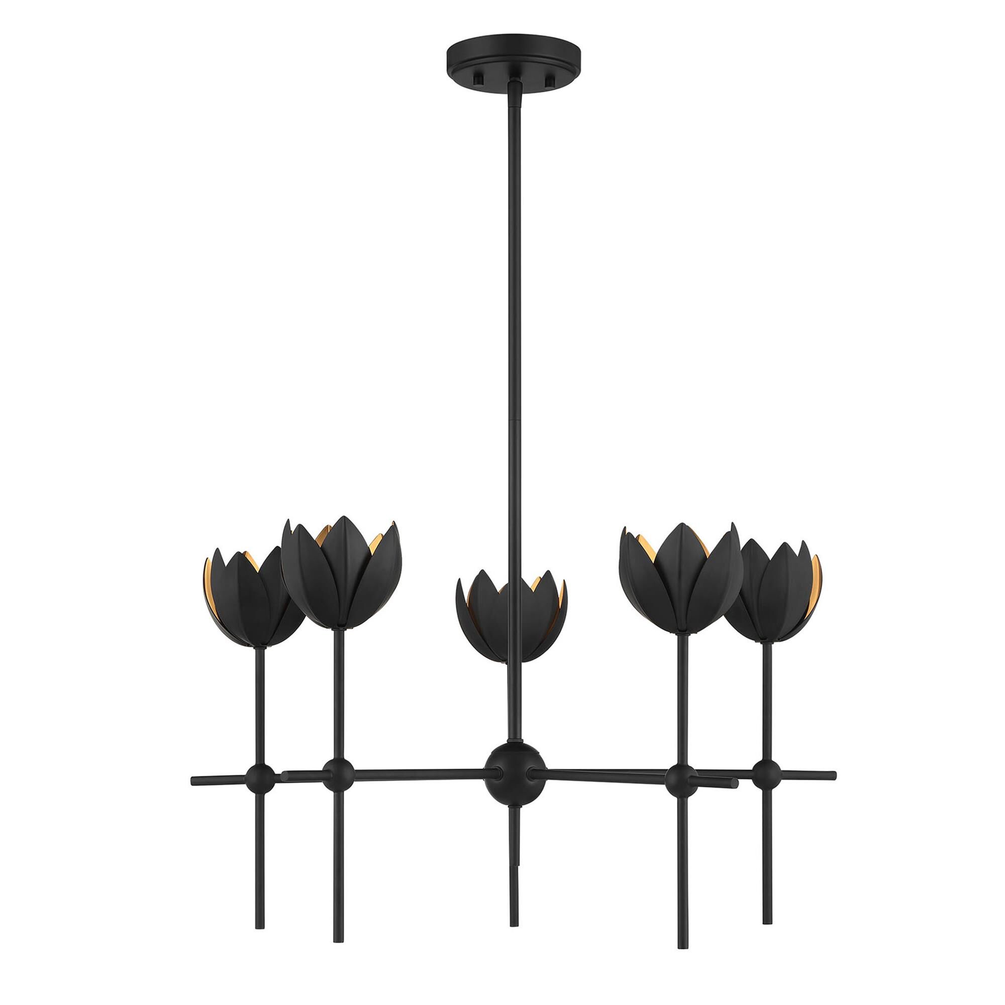 Shown in Matte Black finish and Metal shade