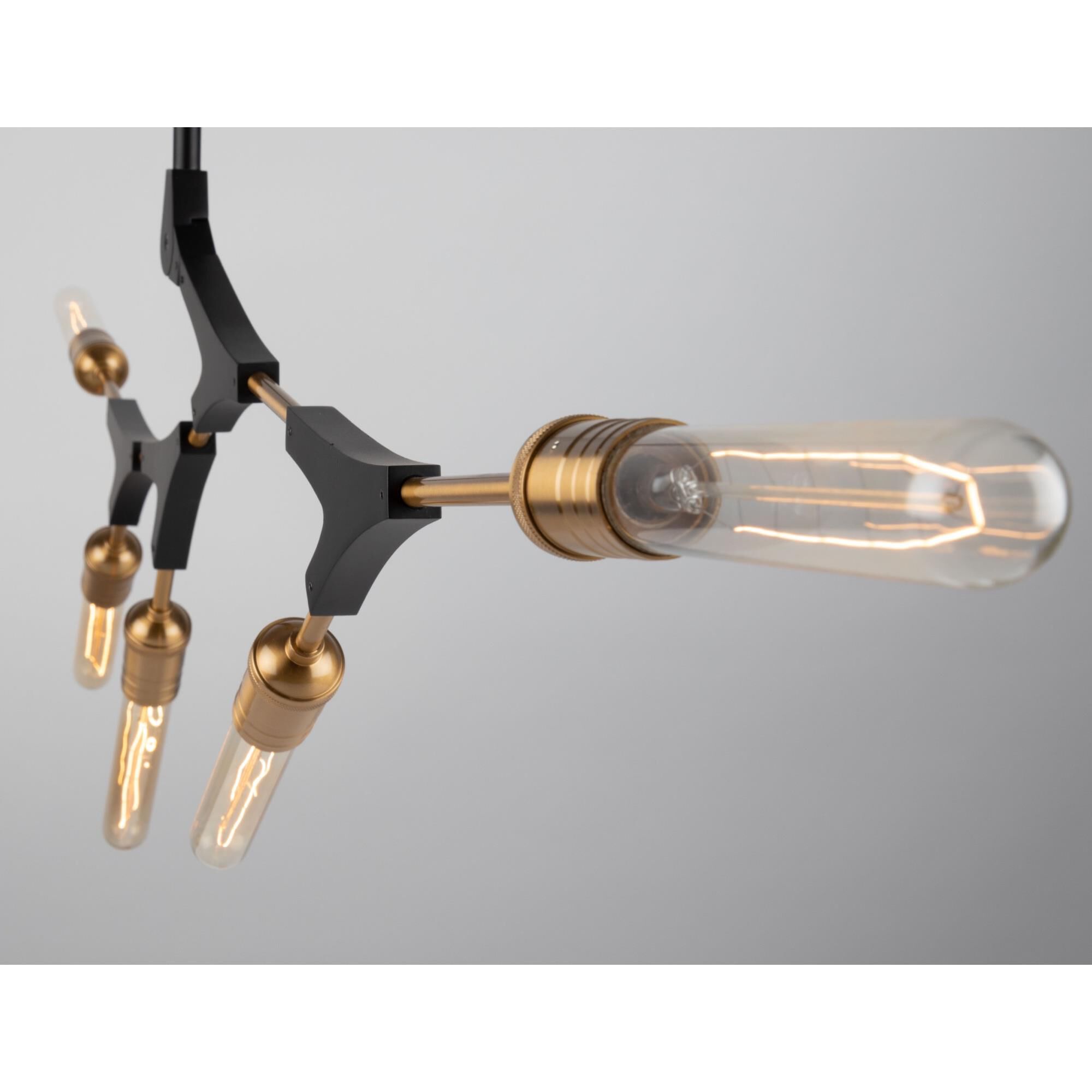 Shown in Black and Harvest Brass finish