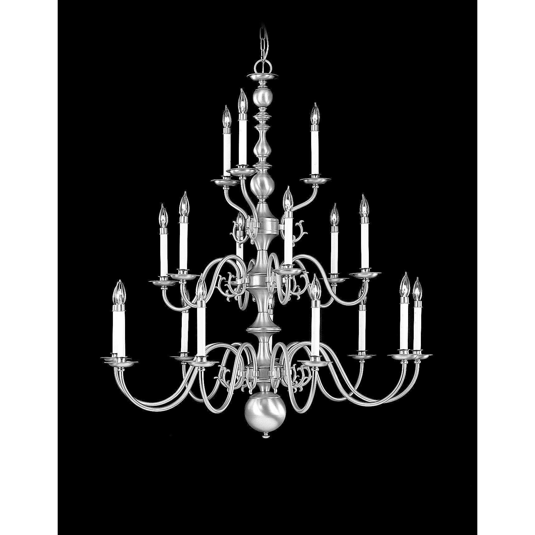 Jamestown 46 Inch 18 Light Chandelier by Framburg