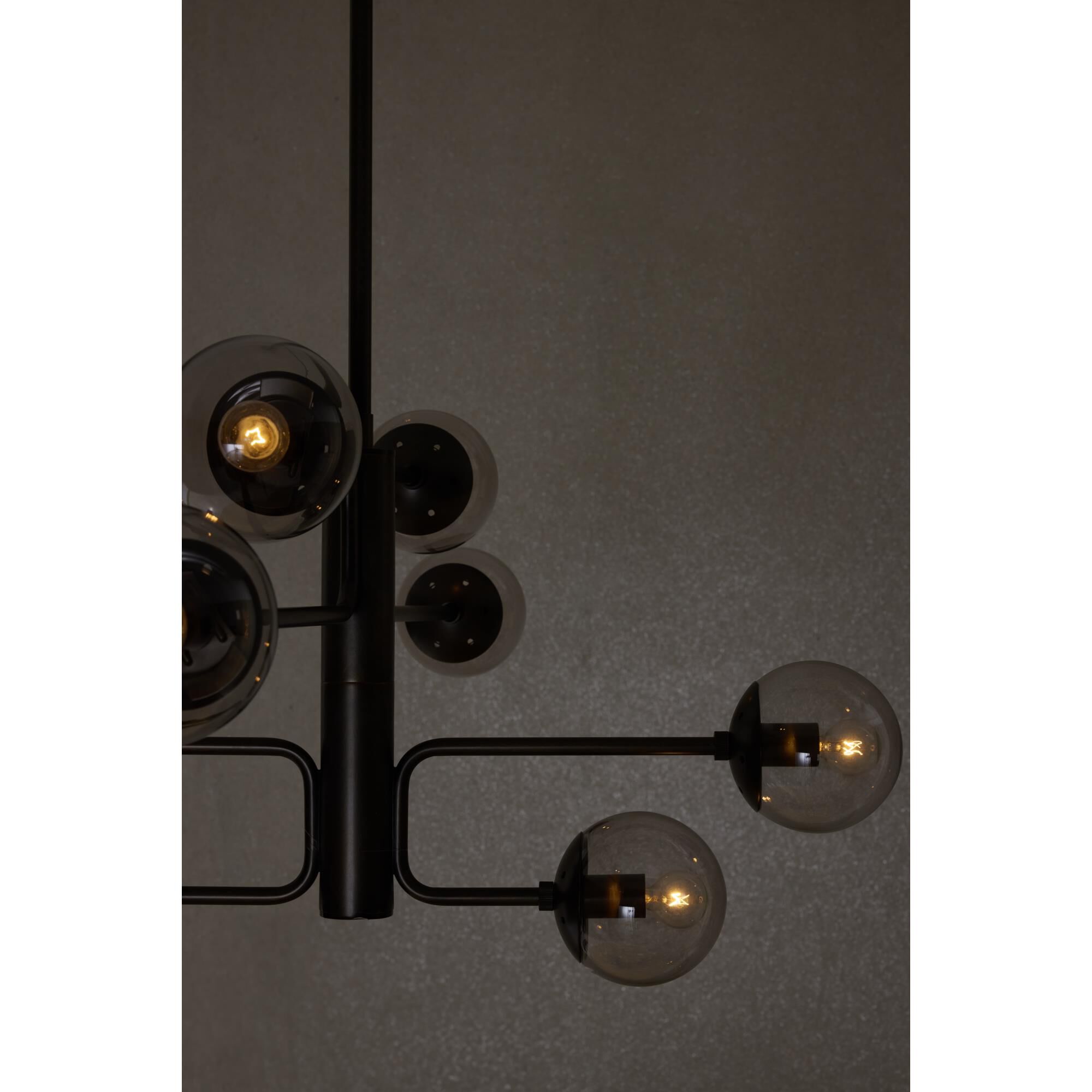 Shown in Antique Brass finish and Clear Seedy Slump glass