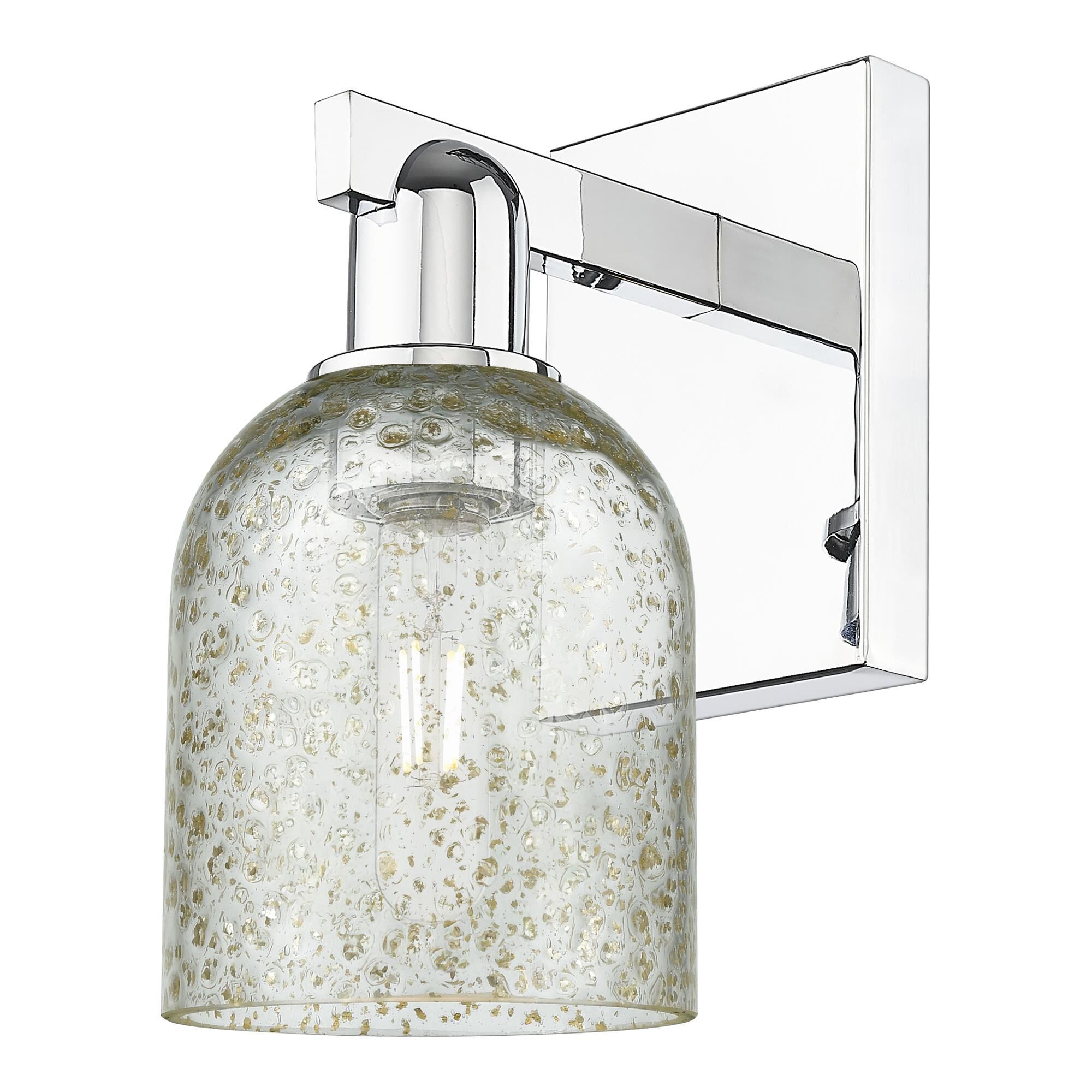 Shown in Polished Chrome finish and Mica glass