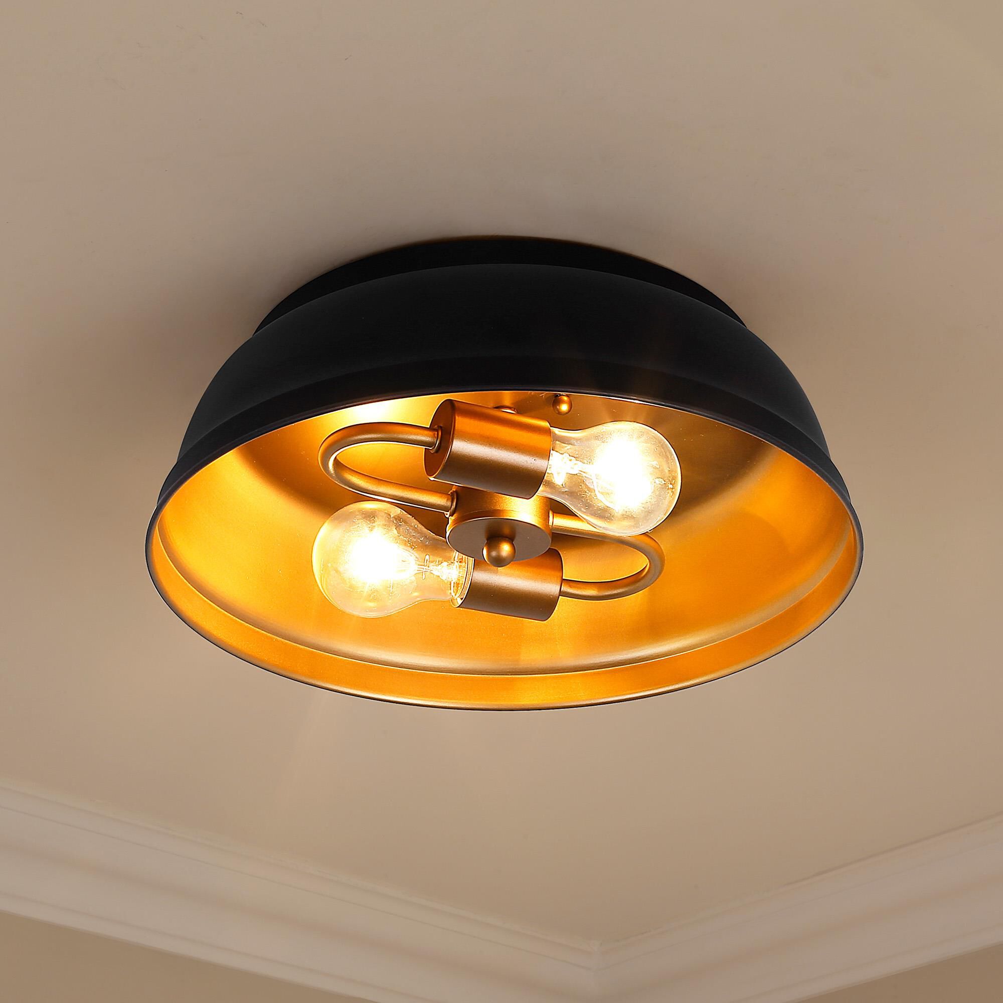 Rebel 14 Inch Flush Mount by Golden Lighting