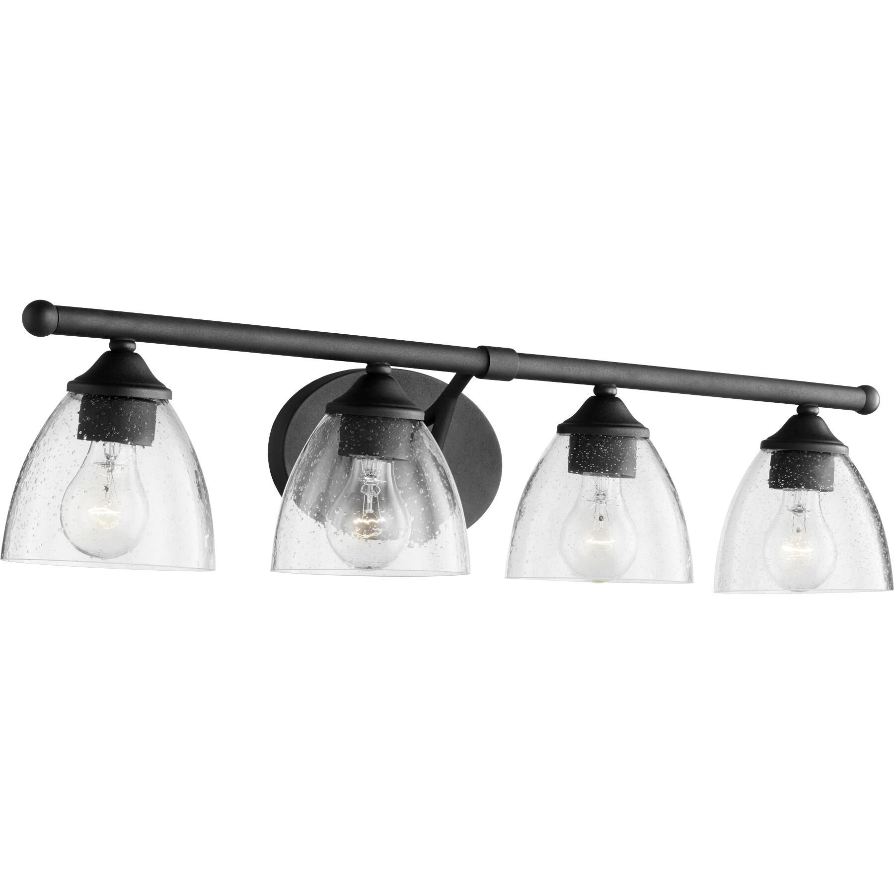 Shown in Noir with Clear finish and Clear shade