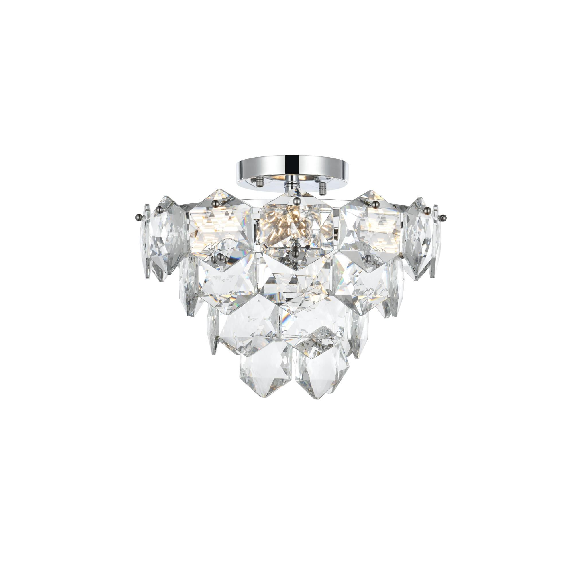 Adaline 16 Inch Flush Mount by Elegant Lighting