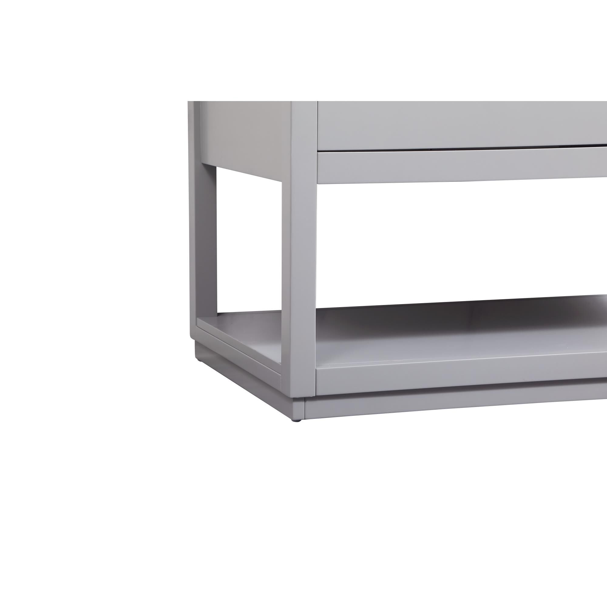 Shown in Grey finish