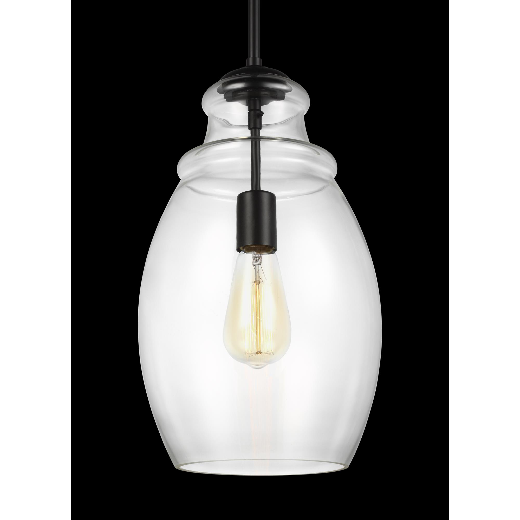 Shown in Oil Rubbed Bronze finish and Clear glass