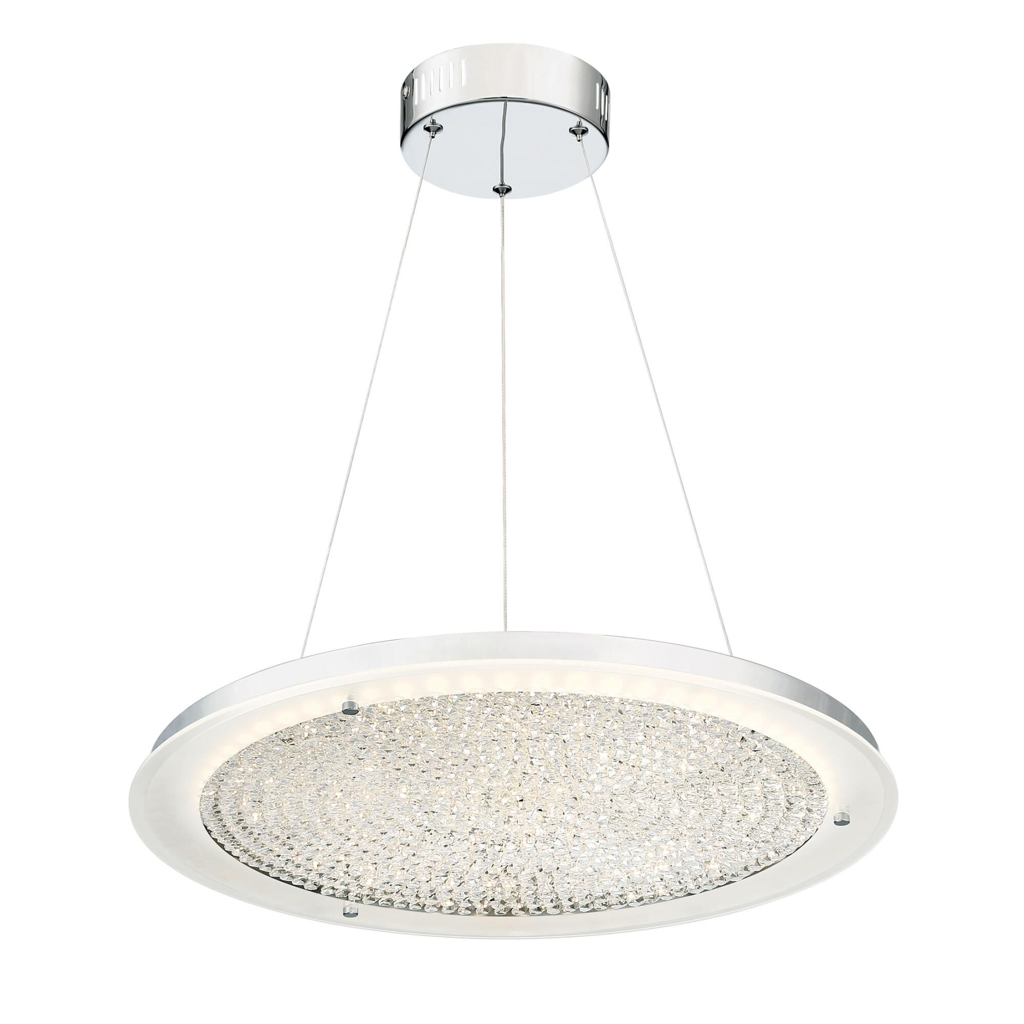 Platinum Collection Blaze 20 Inch LED Large Pendant by Quoizel